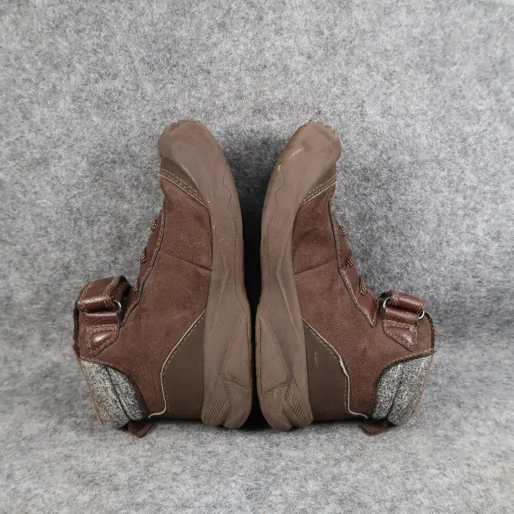 OshKosh B'Gosh Shoes Kids 9 Sneakers Boots Boys Toddler Easy On Strap Brown